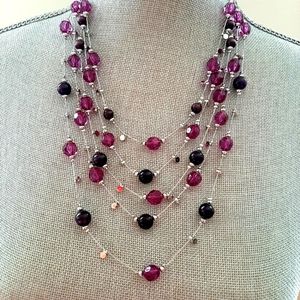 Multi Layered Beaded Necklace